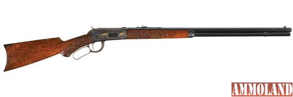 LOT 1014 - Magnificent John Ulrich Masterpiece Factory Engraved, Signed, Gold Inlaid, and Elaborately Ornamented Winchester Model 1894 Lever Action Rifle From the Legendary Mac McCroskie Collection