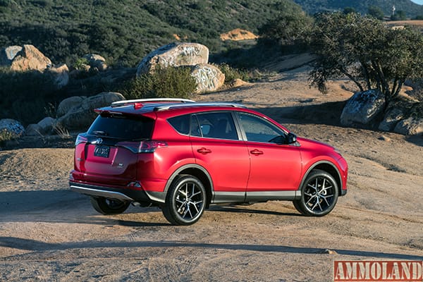 For 2016, the small and venerable Toyota RAV4 gets a front-end makeover in the sheet metal department. The gasoline-powered versions continue the tradition of All Wheel Drive for “light” off-roading and back-country travel adventures.