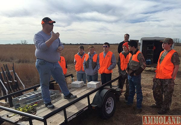 Before going afield, we spend time honing the new hunters wingshooting skills, under the tutelage of certified shotgun instructors.