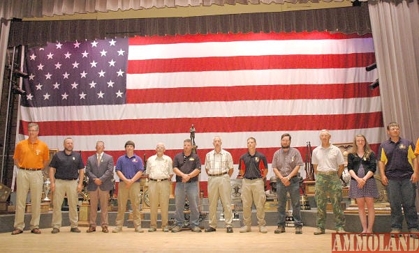 Distinguished Badge Presentations on Stage