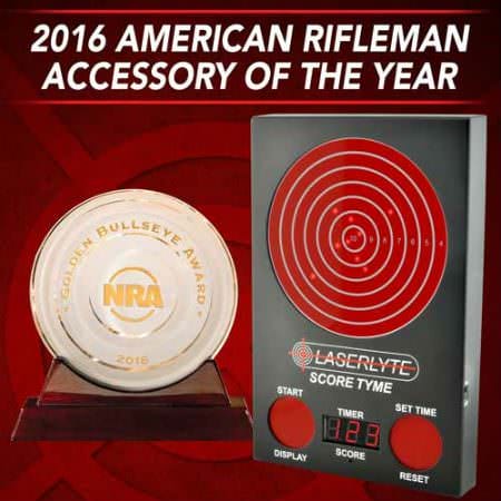 Score Tyme Laser Trainer Target Wins 2016 Golden Bullseye Award