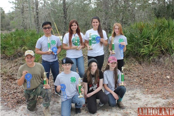 2016 Hernando Sportsman 4H rifle teams -senior and intermediate - photo by Heather Francis