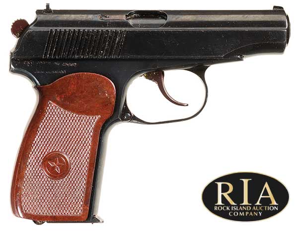 Vietnam War Era Soviet Makarov Semi-Automatic Pistol with Holster