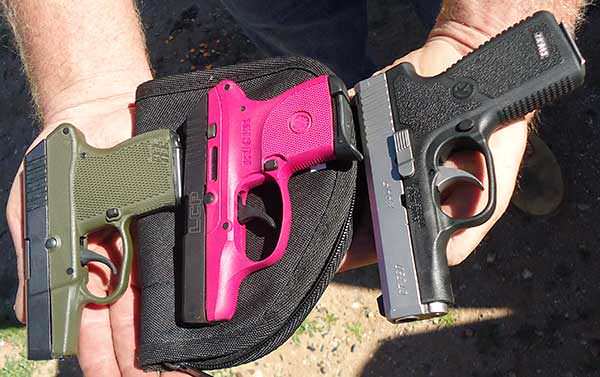 380 handguns used in test with Liberty Ammunition Civil Defense Ammo