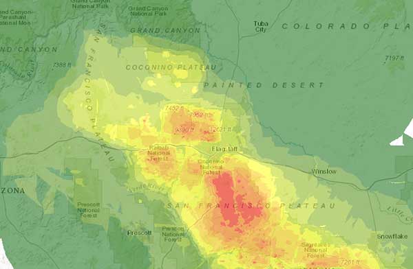 New data will help land management agencies prioritize the conservation needs of Arizona's most valued hunting and fishing areas