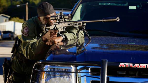 Atlanta SWAT officer with Bergara LRP Rifle.