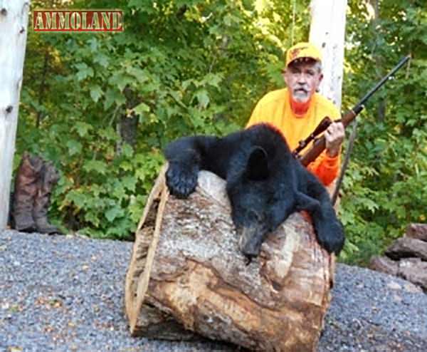 Phillip Berry successfully took this bear using techniques learned in the DNR's bear hunting clinic.