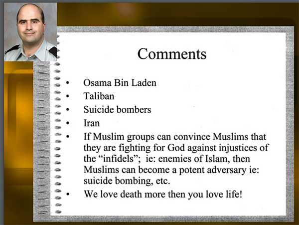 Nidal Hasan Slide 48