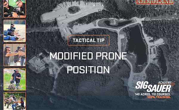 Tactical Tip: Modified Prone Position