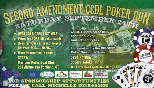 The Connecticut Citizens Defense League (CCDL) - '4th Annual' 2nd Amendment Poker Run