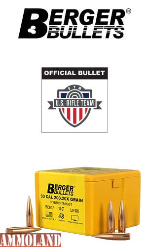 Berger 30 caliber 200.20X Hybrid Target Bullet