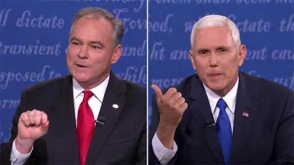 Tim Kaine vs Mike Pence