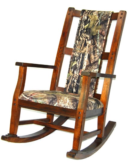 mossy oak rocking chair