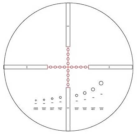 MilDot II RD Reticle