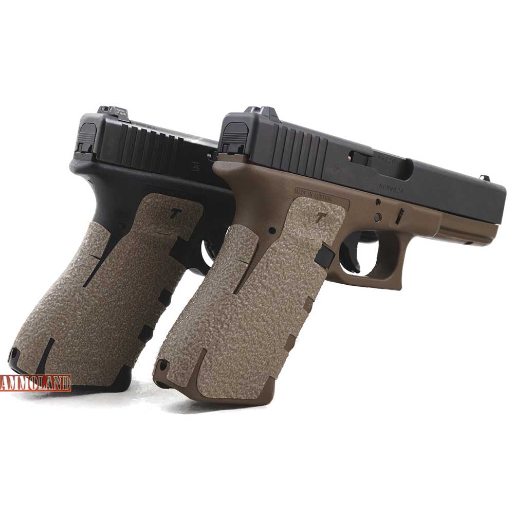 TALON Grips Moss FDE and Black G17s