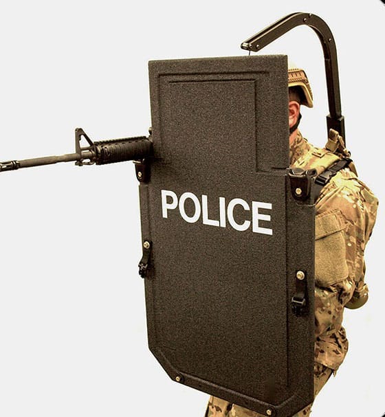 Baker Ballistics, Advanced Accuracy Solutions First Man-Carriable NIJ Threat Level IV Ballistic Shield