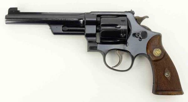 Smith & Wesson Registered Magnum Revolver : img closed auction photo from Gunsamerica.com of 6.5" blue