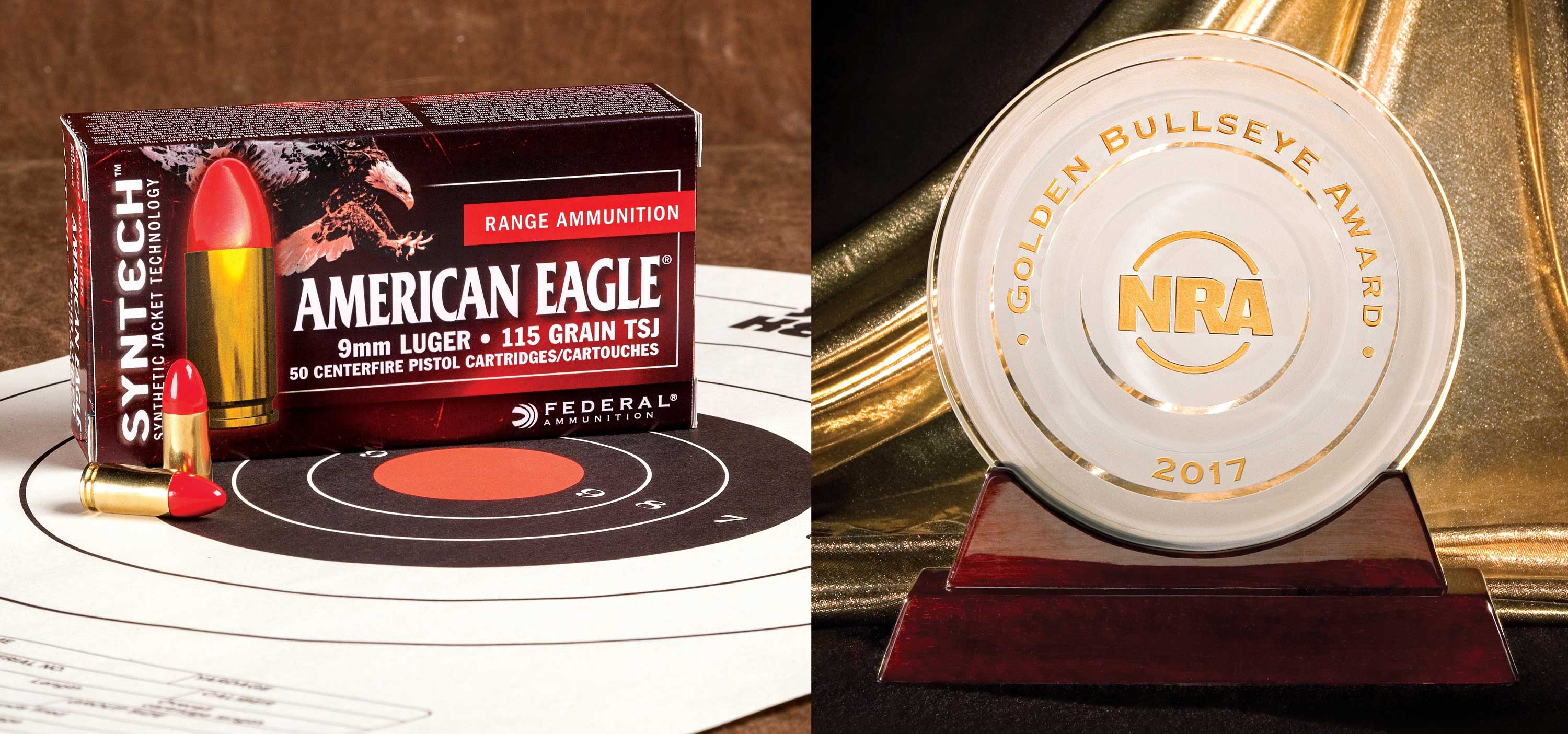 NRA Shooting Illustrated Honors Federal American Eagle Syntech Ammunition