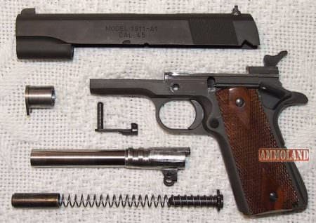 Series 80 1911 Pistol Disassembled