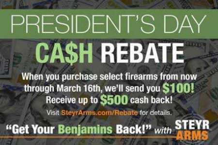 Steyr Arms President's Day Rebate