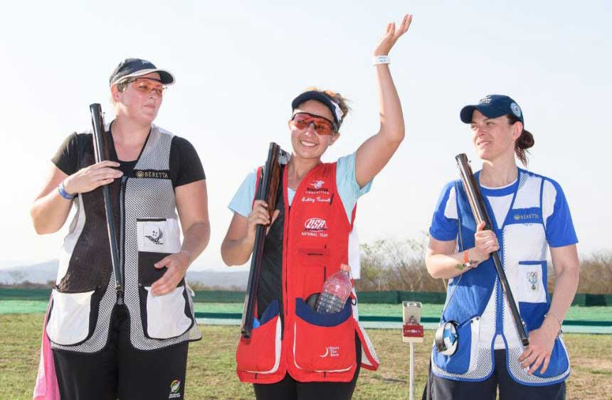 Ashley Carroll Wins Gold at ISSF World Cup