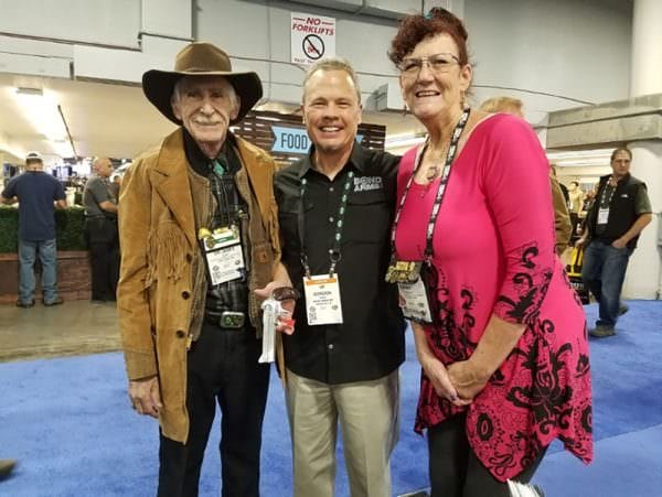 Doc, Gordon Bond and Mary at the 2017 SHOT Show