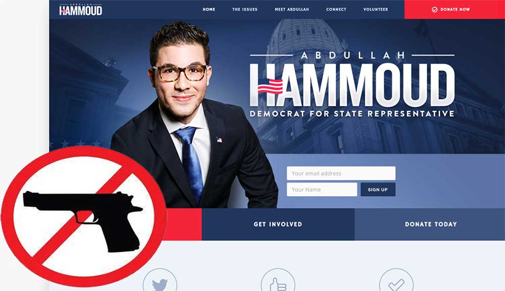 Michigan State Rep. Abdullah Hammoud would ban guns everywhere.