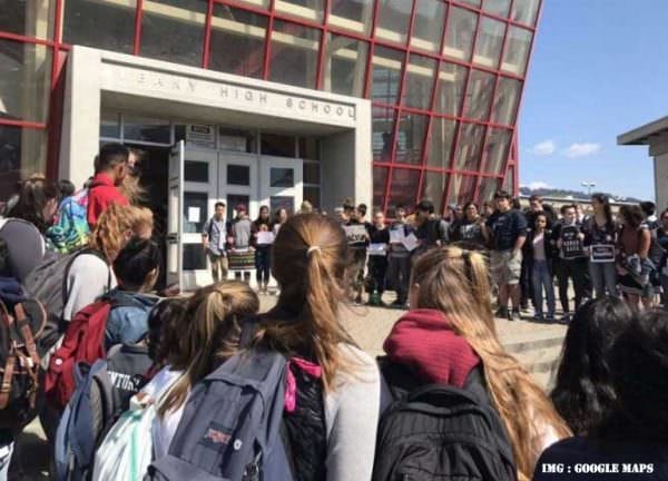 Albany High School CA, Walk of Shame IMG: Google Maps