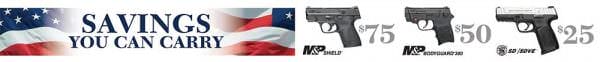 Smith & Wesson Rebate Banner