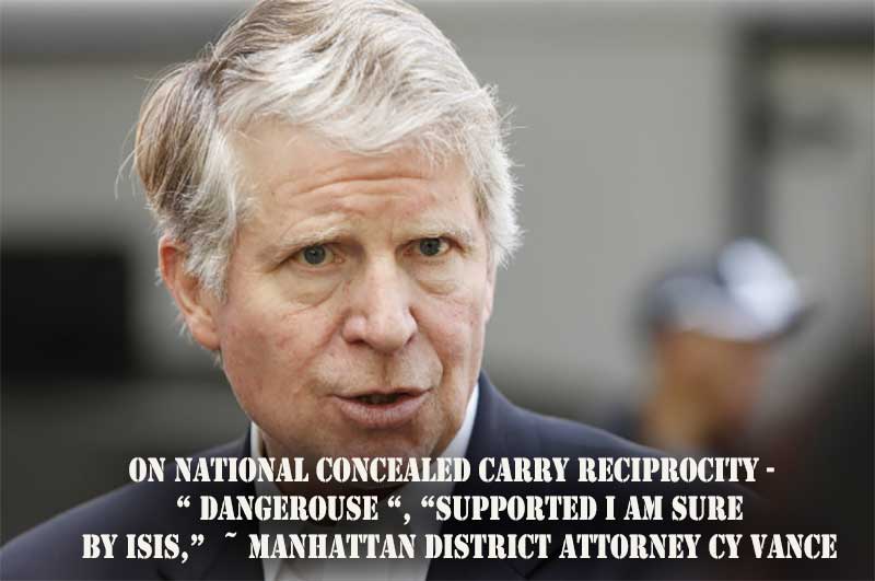 Manhattan District Attorney Cy Vance