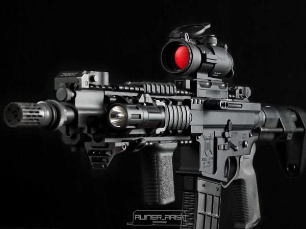 Tactical Black Rifle : Image by Jeromy Stites