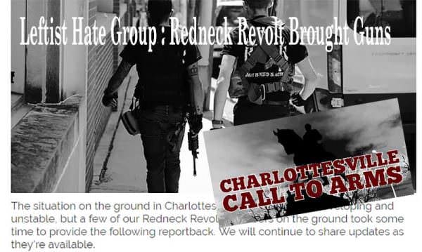 Leftist Hate Group : Redneck Revolt Brought Guns