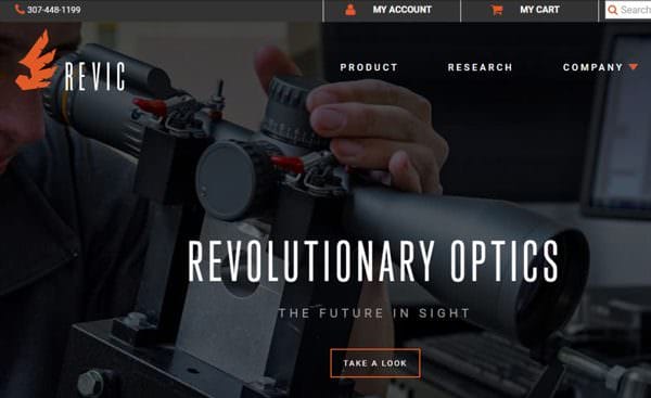 Revic Optics Website