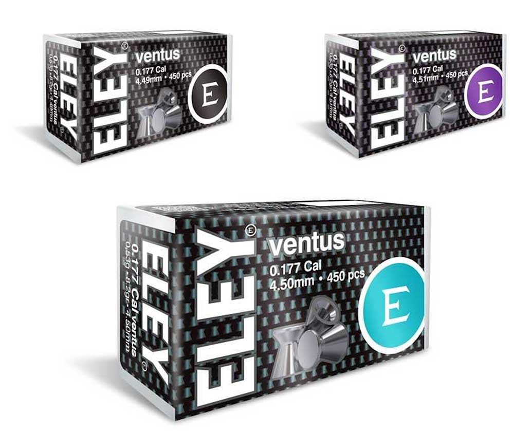 ELEY Expands their Ventus Air Pellets to Include .177 Caliber Pellets