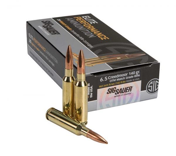 SIG SAUER Introduces 6.5 Creedmoor Match Grade Elite Performance Ammunition