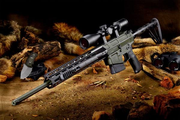 The Ultimate Hunter weighs 7lbs 5oz and is chambered in .308 Winchester, .338 Federal, .358 Winchester, and 6.5 Creedmoor