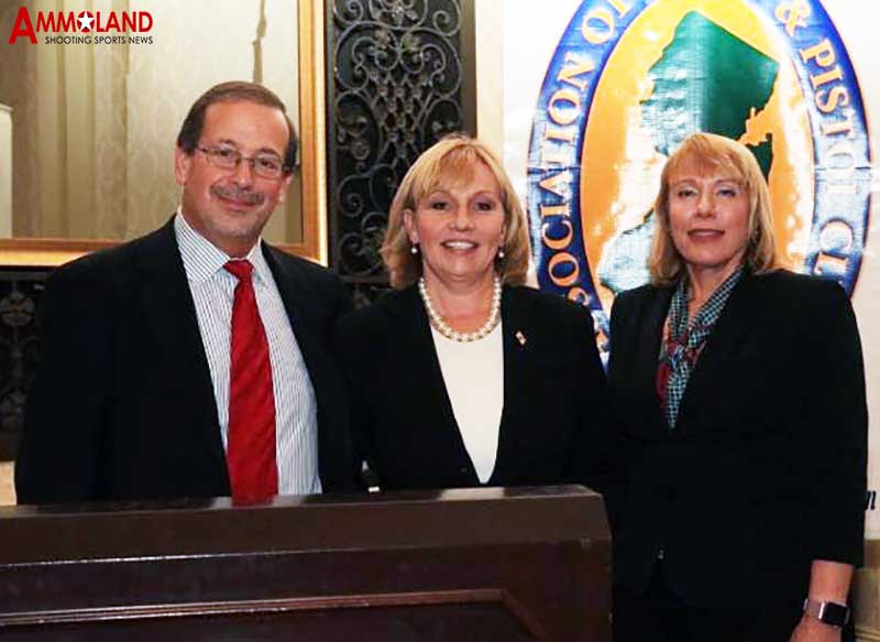 Lieutenant Governor Kim Guadagno (center) joins ANJRPC Executive Director Scott Bach and ANJRPC President Kathy Chatterton at the Association’s Annual Meeting Oct. 15 2017