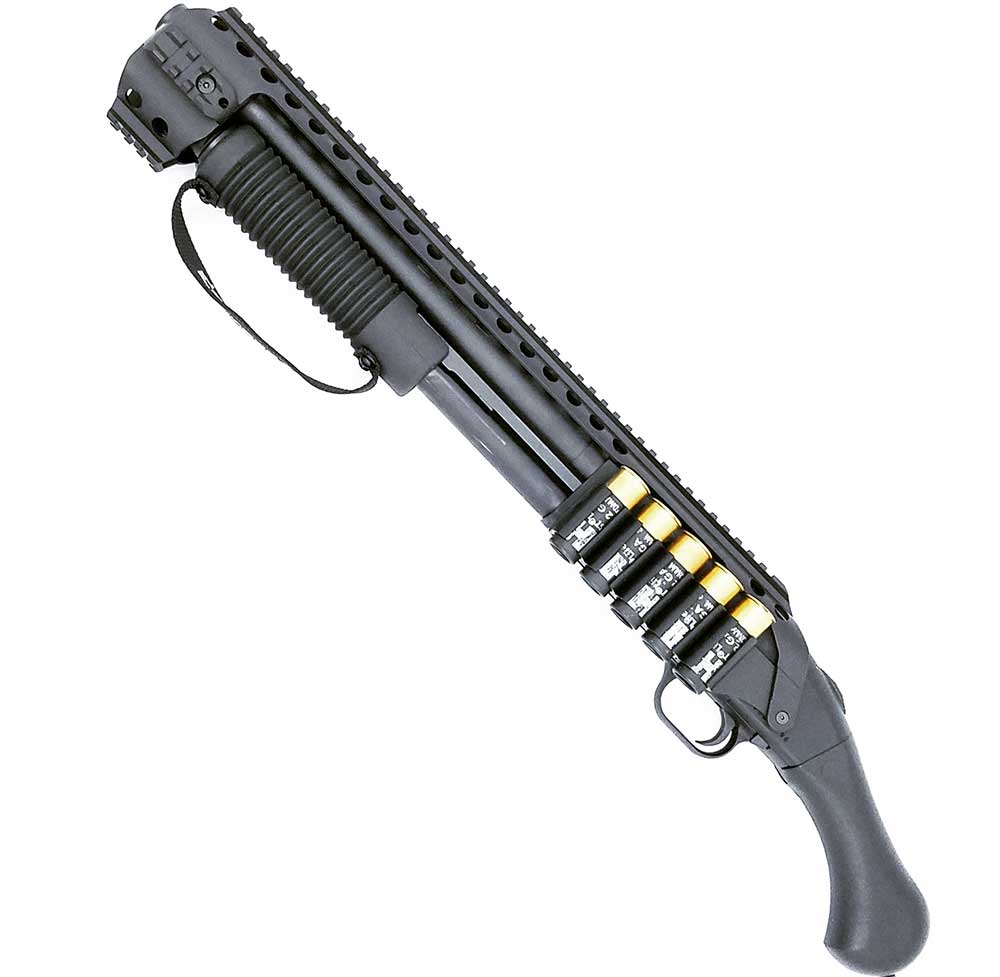 Black Aces Tactical Quad Rail and Shell Holder for Mossberg Shockwave