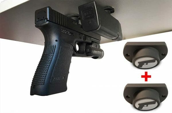 Concealed Carrier Gun Magnet w/ Adhesive Backing 2 Pack