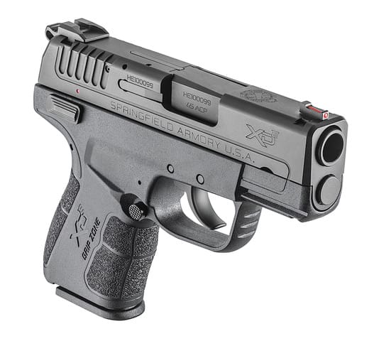 The XD-E features an ambidextrous thumb safety/decocker and magazine release