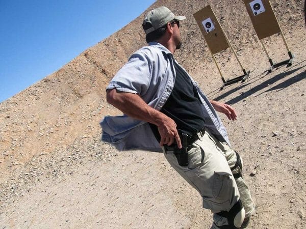 You need a fast draw from concealed. Skip the cliché of slow is smooth etc. Get your gun into the fight as quickly as possible. Make it a habit to always present your weapon crisply and with intent.