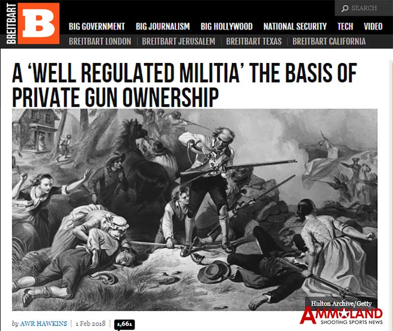 A Well Regulated Militia, The Basis For Private Gun Ownership