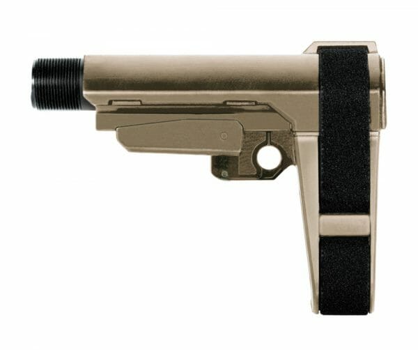 The SBA3 comes as a complete assembly, including a mil-spec carbine receiver extension and an integral, ambidextrous QD socket for sling attachment. 