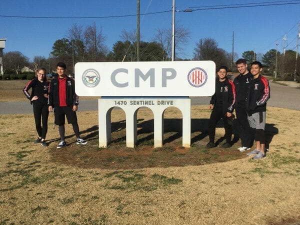 Winston Churchill High School Rifle Team at the CMP South Competition Center in Anniston, Alabama.