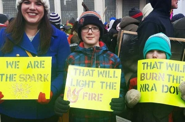 Children Protesting the NRA