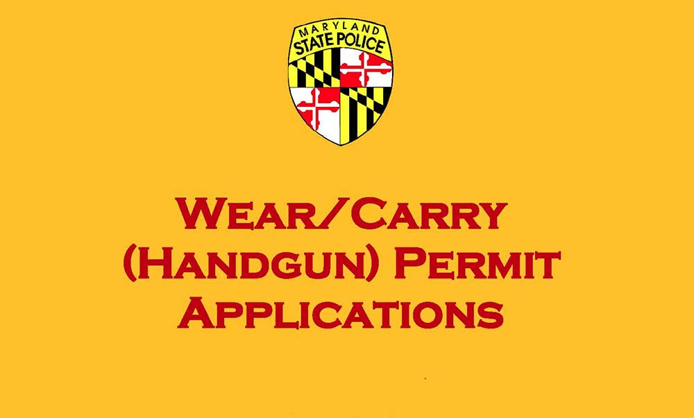 Maryland Wear & Carry Gun Permit Applications