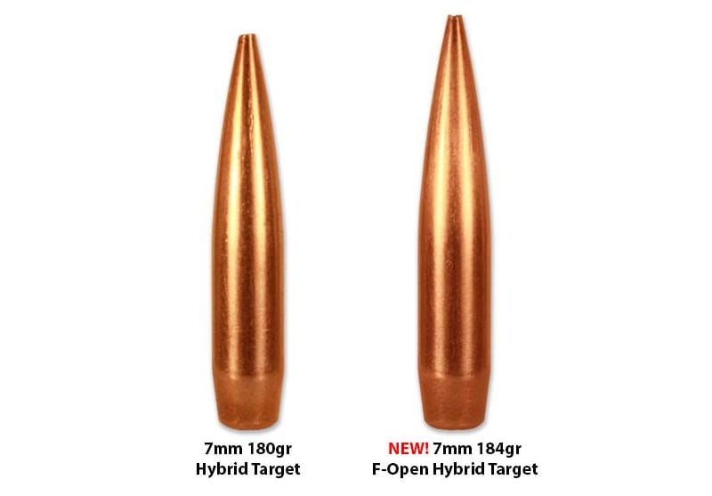 Berger Intros 7mm 184gr F-Open Hybrid Target Bullet