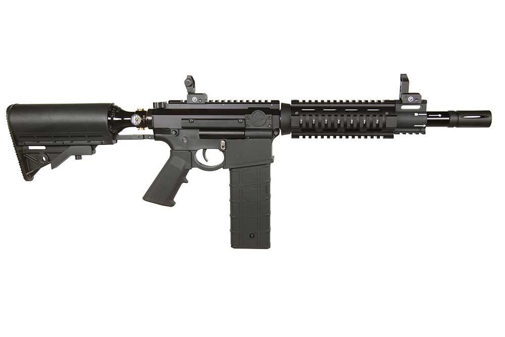 The VKS has the same look, feel and fire control system as an AR-15/M-4 Carbine