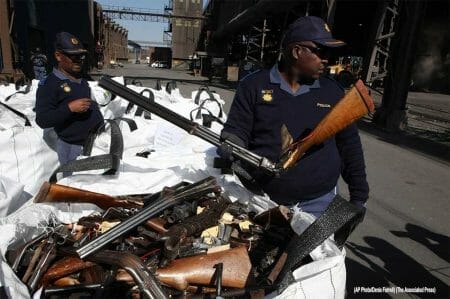 Gun Confiscation South Africa Police