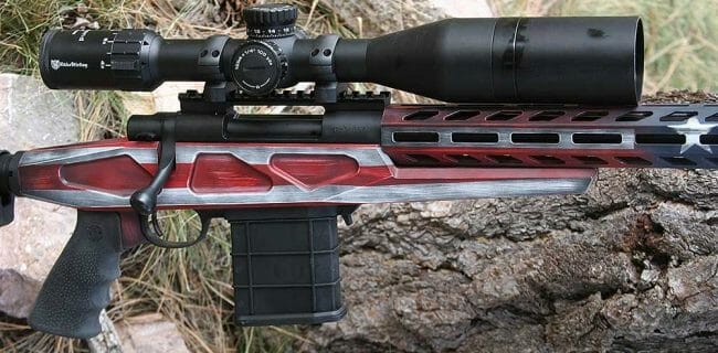 Legacy Sports Howa 1500 with sun shade varmint optics